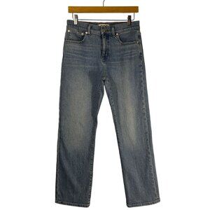 Madewell Women's Straight Leg Medium Wash Denim Jeans Size 28P